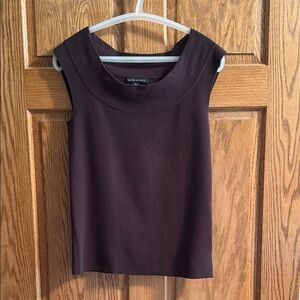Banana Republic Dark Brown Sweater Tank